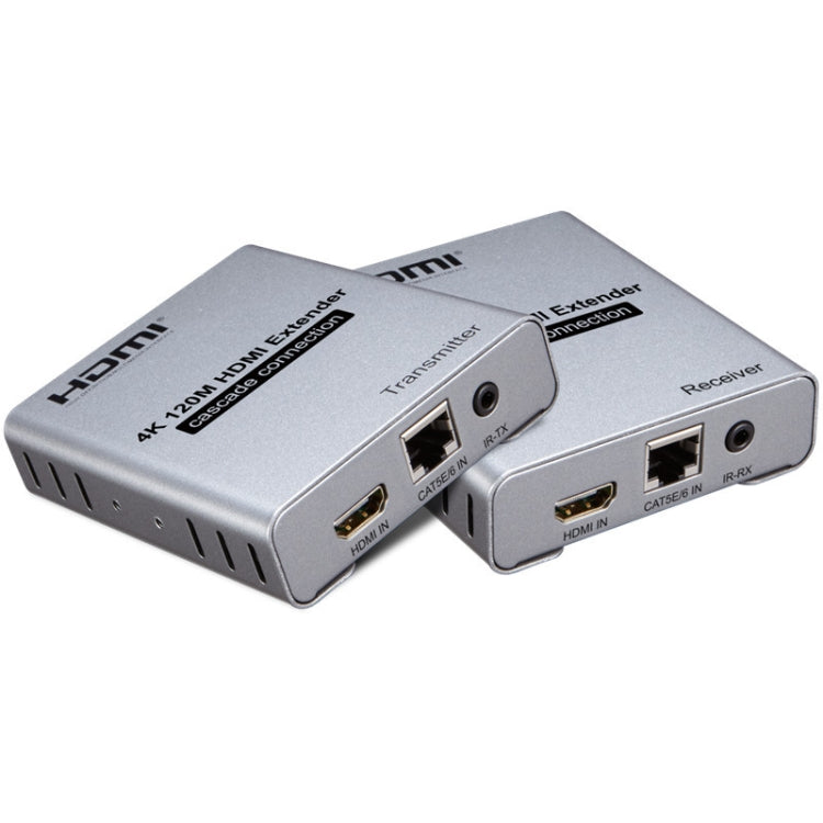 Trasmettitore/ricevitore HDMI singolo cavo 120M Extender Trasmettitore HD 4K, US Plug, UK Plug, EU Plug Trasmettitore/ricevitore HDMI singolo cavo 120M Extender Trasmettitore HD 4K, US Plug, UK Plug, EU Plug